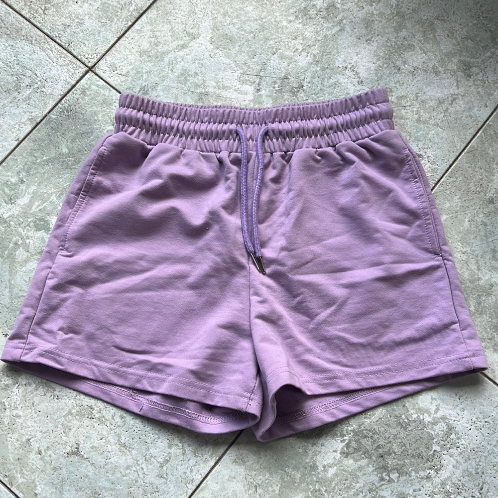 Purple Sweatshorts